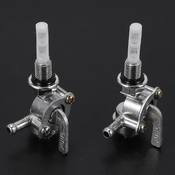 2x Universal bensinventil Bensinbryter for Generator Gasmotor Brennstofftanker