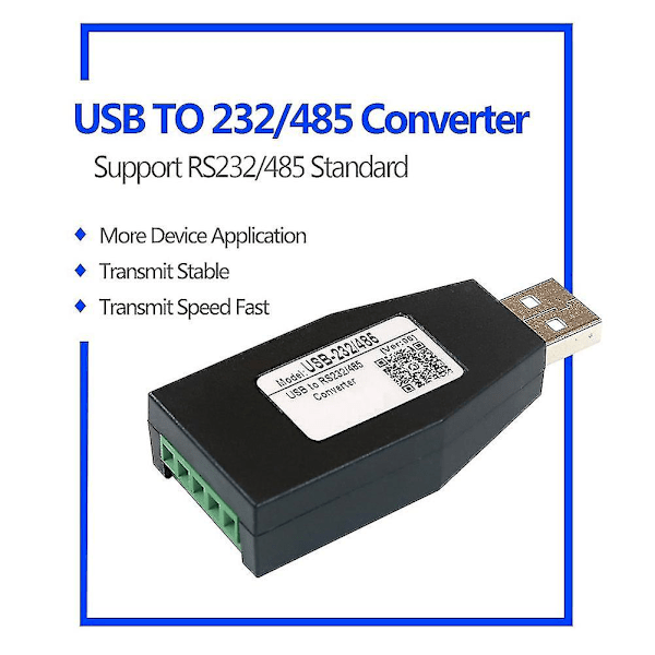 USB-RS232 RS485 USB-sarjaviestimoduuli Teollinen luokka USB-232/485 signaalimuunnin