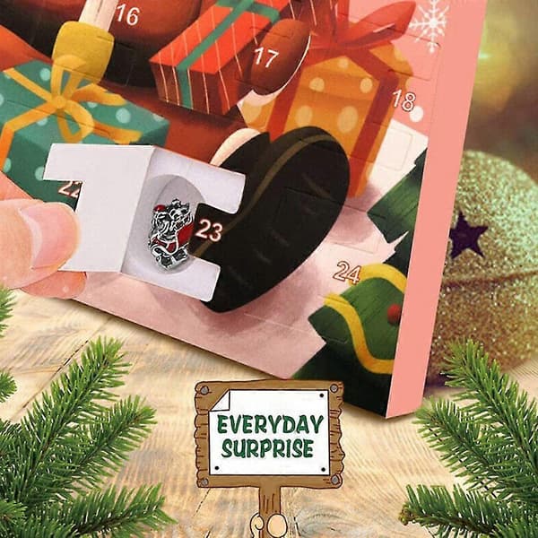 Julekalender Countdown DIY Charm Armbåndsfremstillingskit Gave -NMAOV
