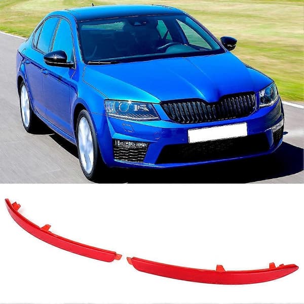 2 st Bakre Stötfångarreflexer 1Z0945105 Passar Skoda Octavia 2010-2014