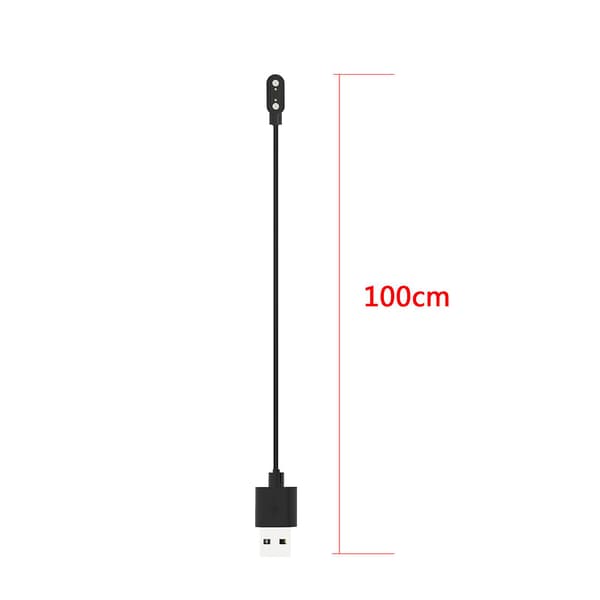 USB-laderkabelholder for smartklokke med magnetisk laderkabel