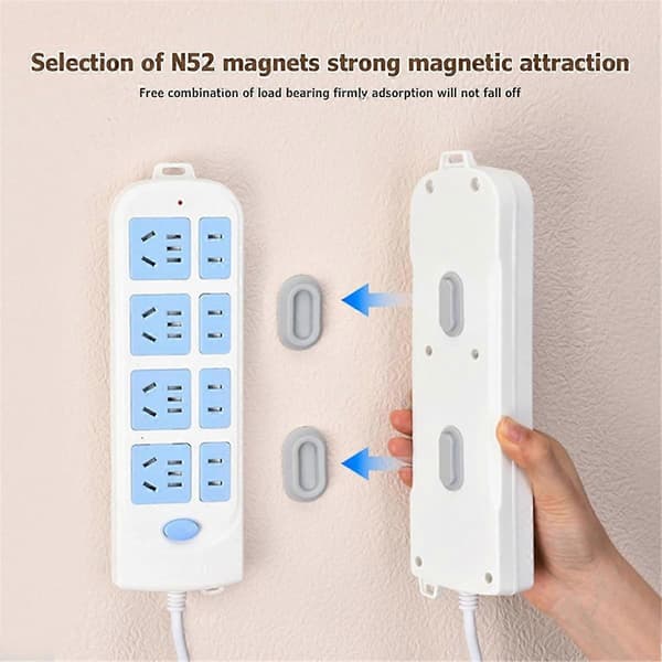 Magnetisk fjernkontrollholder, veggmontert, A
