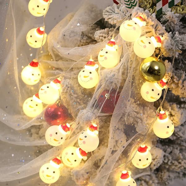 LED ljusslinga, juldekorationer, USB-driven, 3 meter lång – Julkulsstil.
