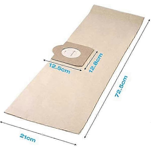 10-pack dammsugarpåsar A 2201/2204/2504 för Kärcher WD3