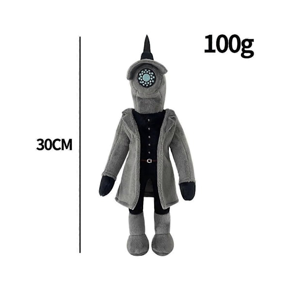 Skibidi Toalett Plyschleksak, Speakerman Plyschskräckspel Stoppade Plushies Dockleksaker Samlarföremål Presenter för Barn Samlare A