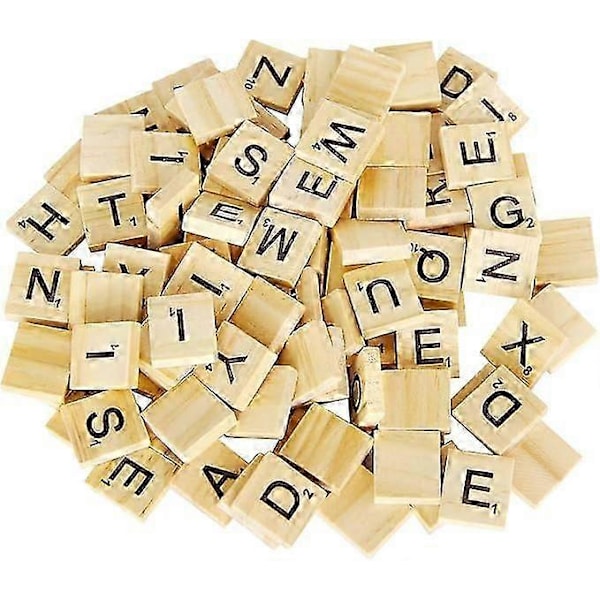 100 puista kirjainlaattaa, Scrabble-kirjaimia askarteluun