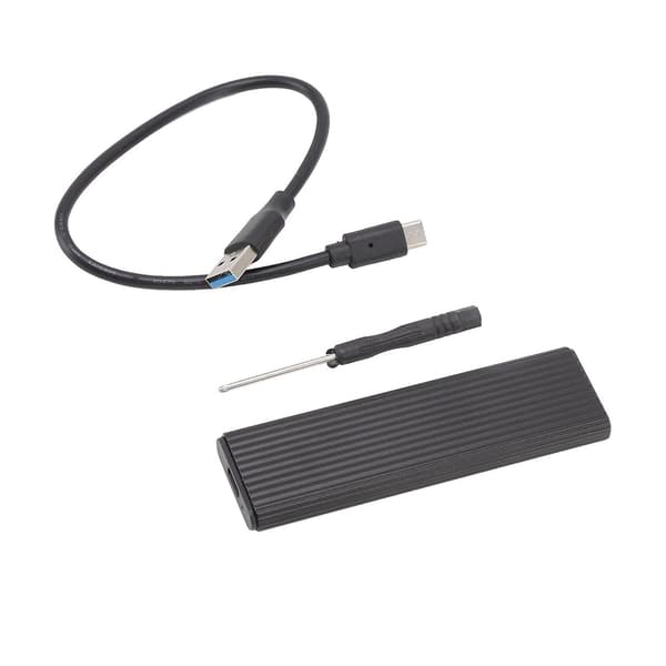 M.2 NVME SATA SSD-koteloadapteri USB C 3.1 M.2 SSD-koteloadapteri alumiinikuorella SSD:lle