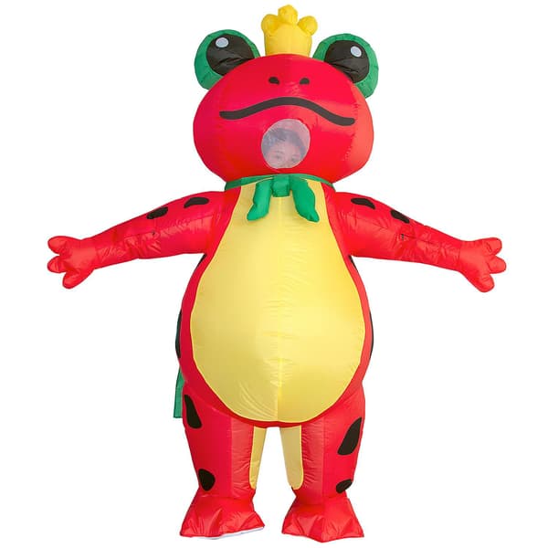 Oppustelig Frøprins Kostume