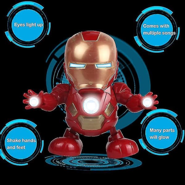 Avenger Elektrisk Dansende Iron Man Robot 4