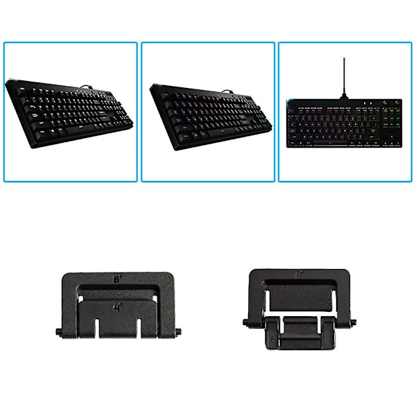 2 st tangentbordfäste benstöd för logitech G610 G810 GPRO tangentbordsreparation