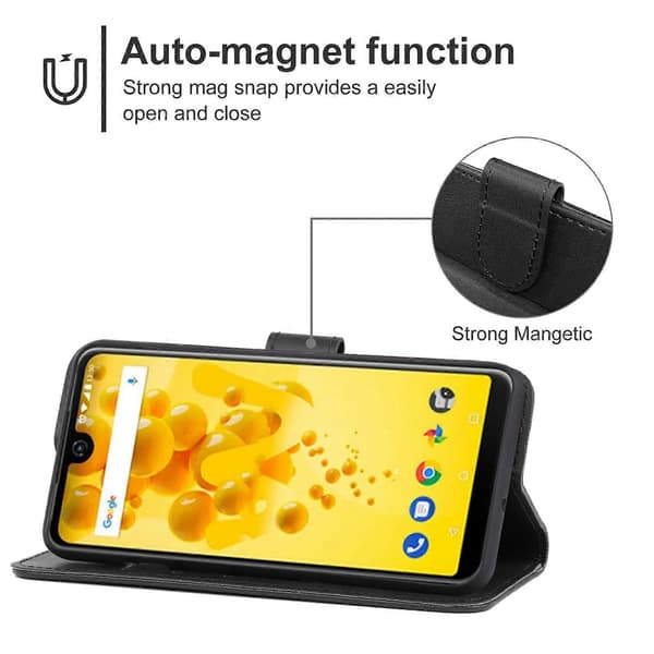 Læder Telefon Cover Til Wiko View 2