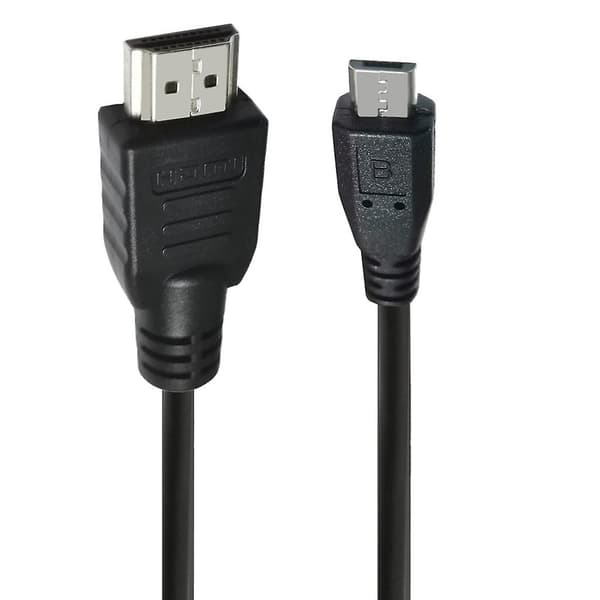 1M HDMI til Micro USB Kabel Adapter Han Data Opladningsledning Konverter Stik