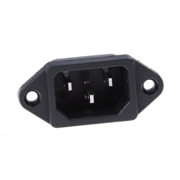 5 kpl IEC 320 C14 urosähköliitäntäpistoketta, 250V 10A, paneelin asennus, HFMQV