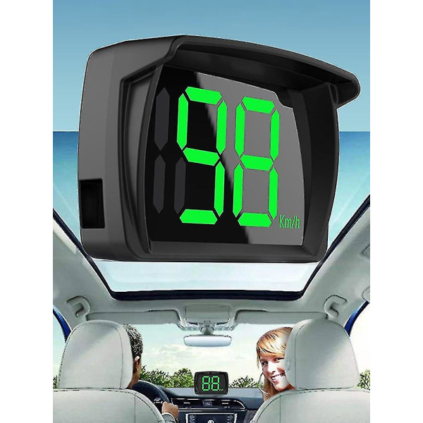 Digitaalinen GPS-nopeusmittari Auton Universaali HUD Head Up Display Nopeuden MPH:n kanssa Kaikille Ajoneuvoille