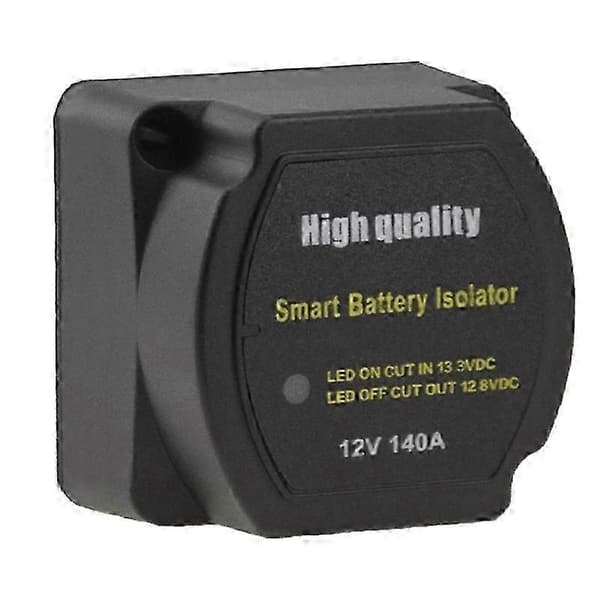 Dual Battery Smart Isolator 12V 140A Spændingsfølsomt Split Charge Relæ VSR Biltilbehørsrelæ