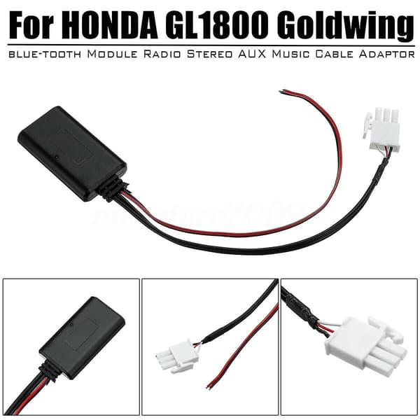 Bluetooth-modul Radio Stereo Aux Musikkabel Adapter til Gl1800 Goldwing