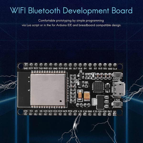 ESP32 NodeMCU -moduuli WLAN WiFi Dev Kit C -kehityskortti