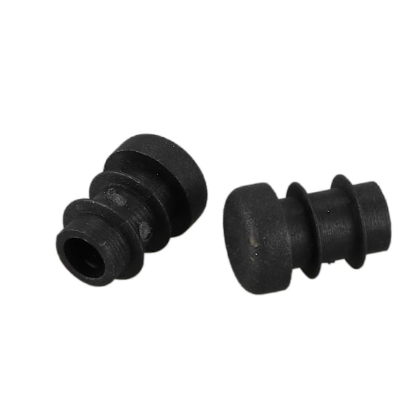 12 stk. Plastik 12mm Rør Endepropper Bung Tube Indsæt Prop Rund Sort