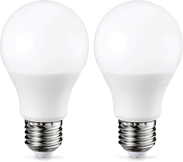 2 st LED E27 Skruvlampa, 9W (motsvarande 60W), Varmvit, Dimbar