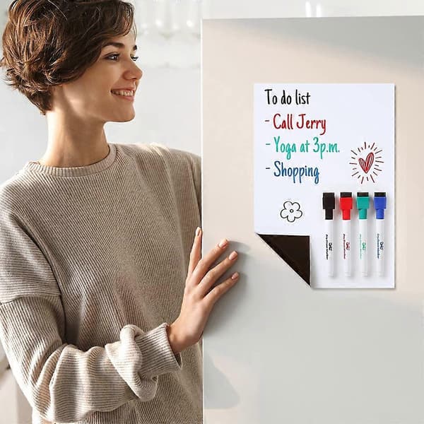 Magnetisk whiteboardtavle, magnetisk tavleark, magnetisk whiteboard, køleskab whiteboard