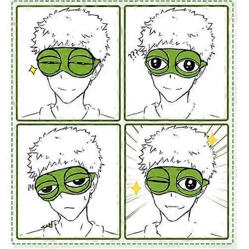 Sad Frog 3D Sömnmask Padded Skugga Ögonbindel Rolig Sömn