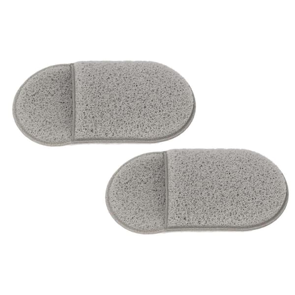 2 stk Ansigtsvampe Kvinder Hjem Bærbar Blød Elastisk Peeling Makeupfjernelse Ansigtsrensende Svampe