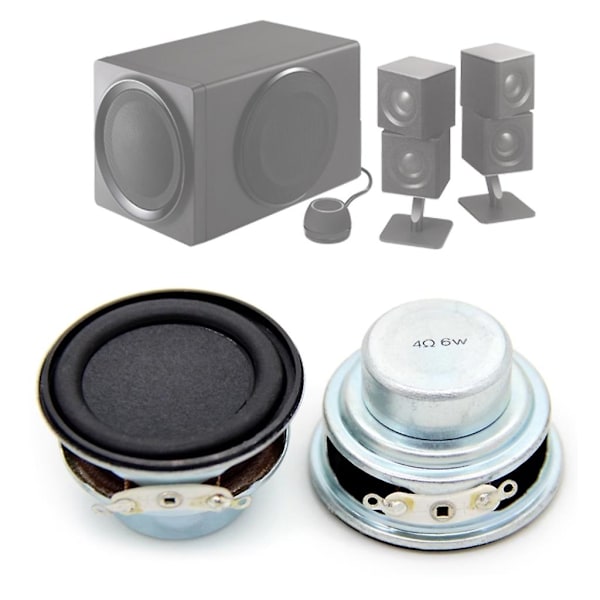 40mm 1,5 Tums Inre Magnetisk Högtalare Enhet 4 Ohm 6w För Högtalar Anpassning