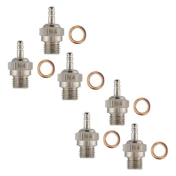 3232x Til 1/10 T-maxx 2.5/3.3 Dedikeret 6stk Super Duty Medium Glødeplug N4