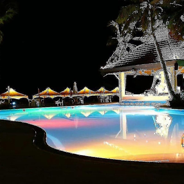 2024 LED Pool Belysning, 18w Par56 RGB Svømmepøl Lys Undervands Spotlight