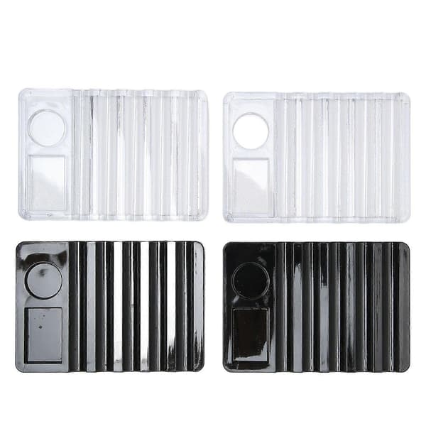 4 stk. Neglepindeholder Multifunktion 5 Gitre Neglebørsteholder Organizer til Manicureværktøj YMMR)