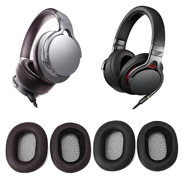 Udskiftnings ørepuder til Sony MDR-1RNC MDR-1R MK2 hovedtelefon runde kop ørekopper