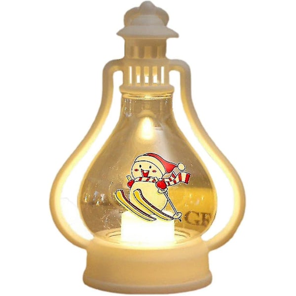 Festive Lantern Camping Ornament Long-time Use Children Portable Night Light Christmas Lantern for P