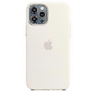 Silikondeksel for Apple iPhone 12 og 12 Pro Hvit