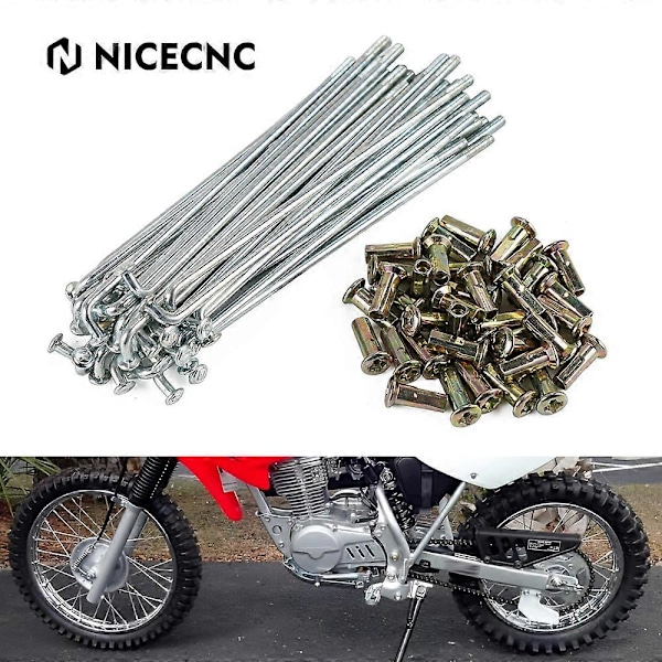 36 stk. Bagerste Hjul Eger til Honda CRF80F 2004 - 2013 XR80R 1990 1991 1992 1993 1994 1995 1996 1997 1998 1999 2000 2001 2002 2003