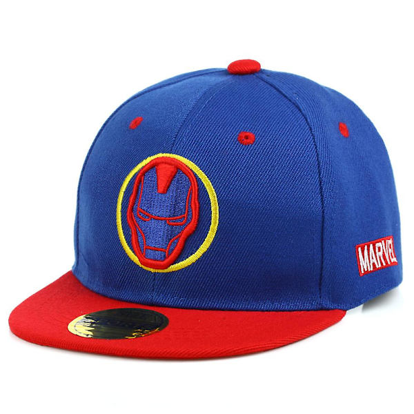 Iron Man Basebollkeps för Barn Justerbar Hip Hop Solskyddsmössa Utomhus