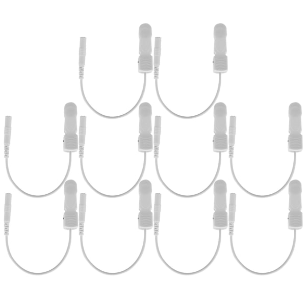 2,0 mm Øreklemm Elektrodesnor Koblekabel for Digital TENS Massasjemaskin (10 stk)