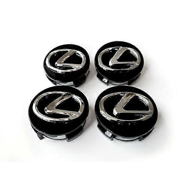 LX03 - 62MM 4-pack Navkapslar Lexus Silver one size
