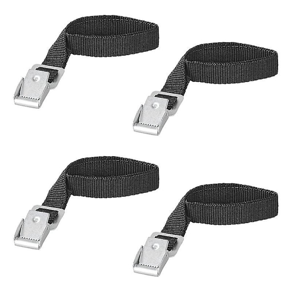 Metallisoljella varustetut sidontahihnat 18 mm - 40 cm - 4 kpl:n setti