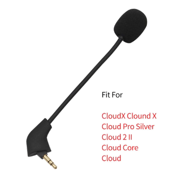 Mikrofon for Hyper X Cloud 2 II/Hyper X Cloud Sliver Dataspillhodetelefoner