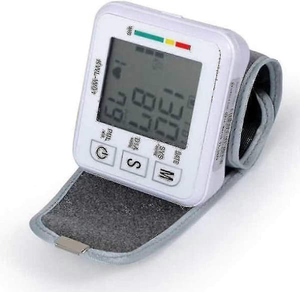 Blodtrycksmätare, med justerbart armband och LCD-display Nyhet för 2024 CD