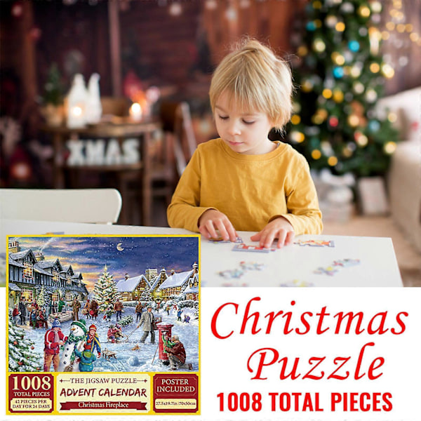 Julkalender Pussel 1008 bitar