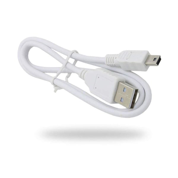 USB-opladerkabel til Lullaby Bay LB603 Babymonitor Opladerledning Hvid