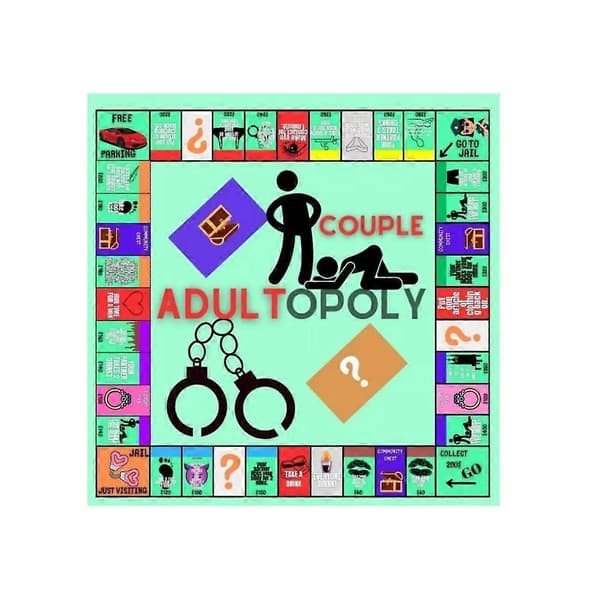 Par Spil, Par Voksen Opoly Brætspil, Date Night Ideer, Intimitetskort