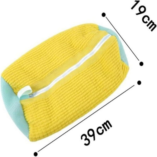 Tvättsäck Vadderad Nät Tvätt Skor Skydd Fluffy Fibrer Polyester Tvätt Skor Maskinvänlig Tvättpåse Torkpåsar，1