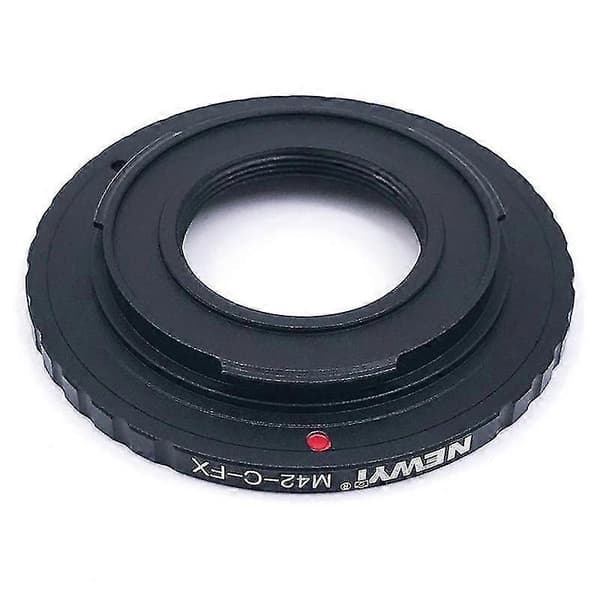 M42-c-fx Dobbeltbruks Mount Adapter Ring Metall For M42 Objektiv / C-mount Objektiv Til X-mount Kamera Tilbehør
