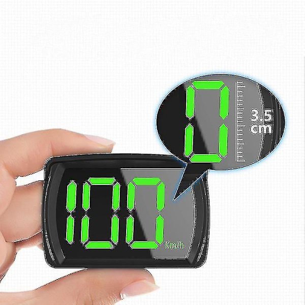 Digital GPS-Fartmåler til Bil - Head-Up Display (HUD) - MPH - Universal