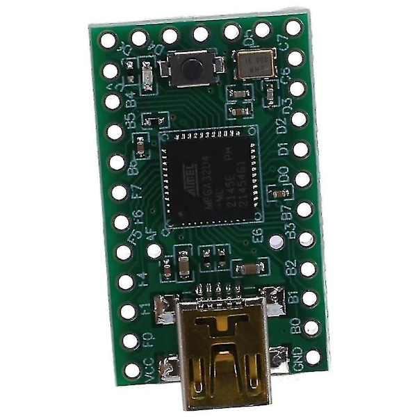 Teensy 2.0 USB AVR Utvecklingskort Atmega32u4 Utbyggnadskort Med Datakabel För