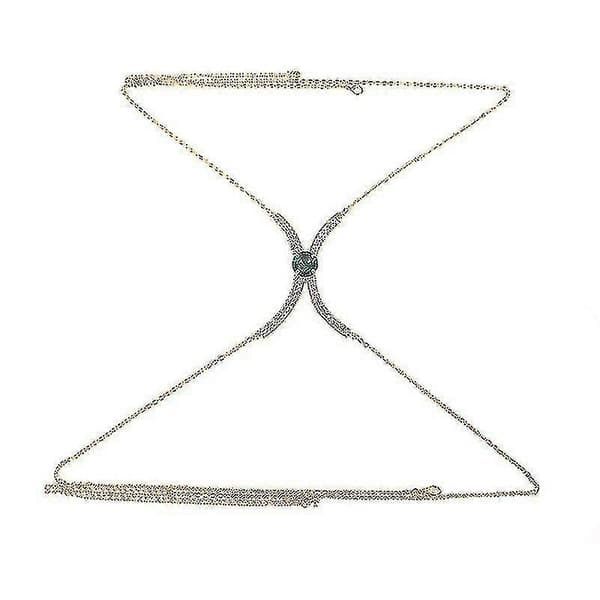 Kropskæde Rhinestone BH Lingeri Kropskæde