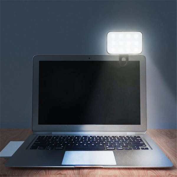 Universal Clip-On LED Ringlys Selfie LED Lys Mobiltelefon Selfie Ringlys