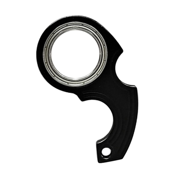 Nøglering Spinner, Spinner Nøglering, Nøglering, Nøglering, Bærbar Nøglering Sort